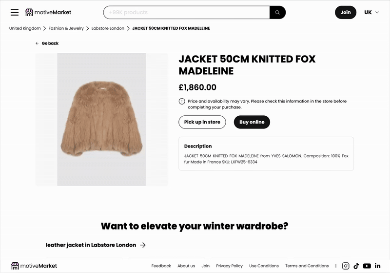 AI powered product and shop pages at scale