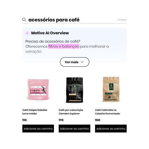 Compreenda as opções de relance